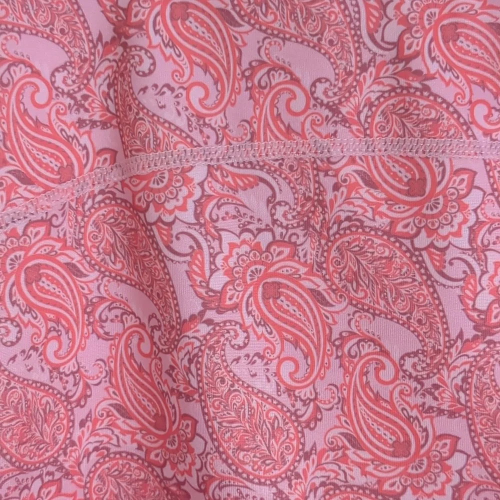 Medium Pink and Purple Paisley Activewear Skort Golf Slimour Sears